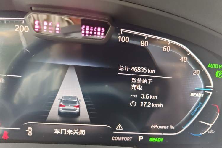Used BMW iX3 2021 Updated Leading Type Odometer Close Up