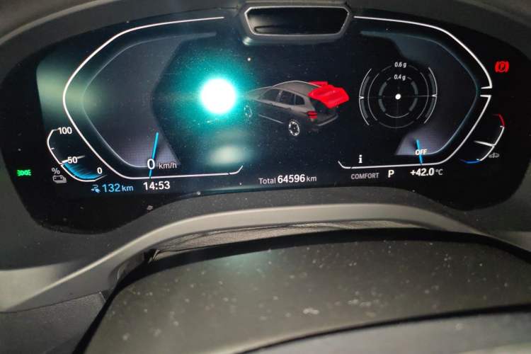 Used BMW iX3 2021 Updated Leading Type Odometer Close Up