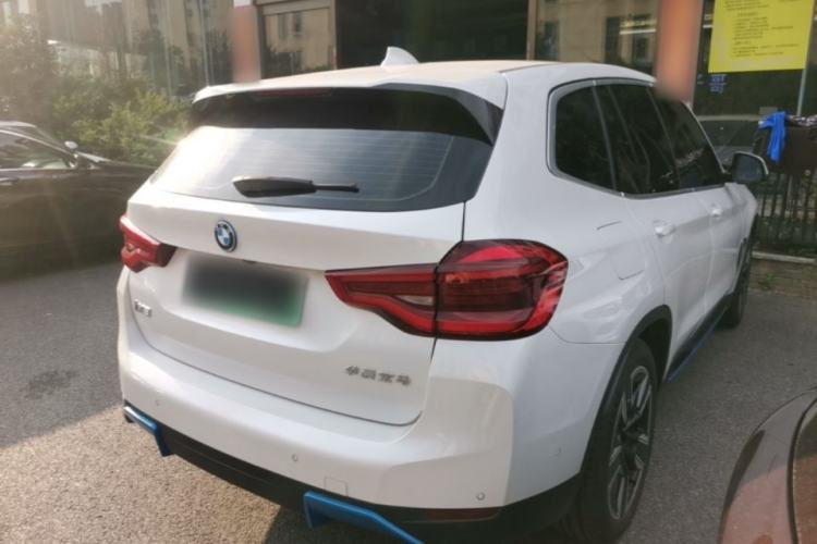 Used BMW iX3 2021 Leading Model Rear Right 45 Deg