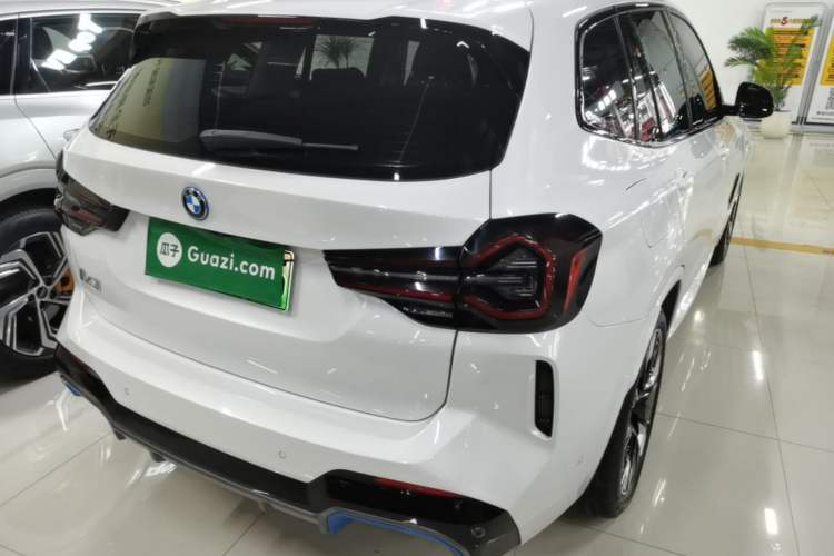 Used BMW iX3 2021 Updated Leading Type Rear Right 45 Deg