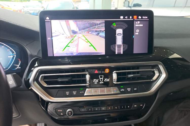 Used BMW iX3 2022 Updated Leading Version Audio And AC Panel