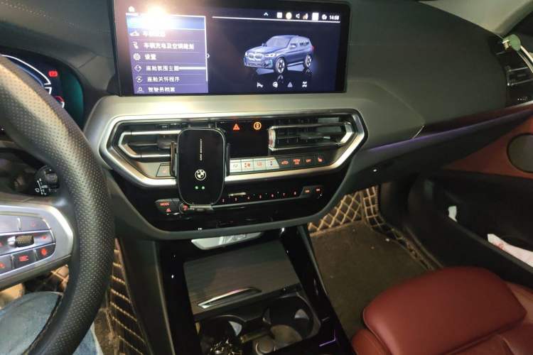 Used BMW iX3 2022 Updated Leading Type Audio And AC Panel