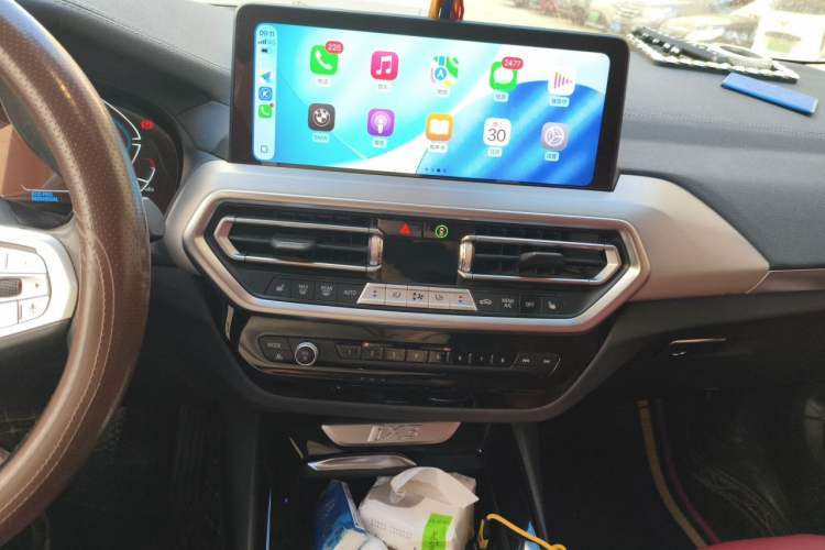 Used BMW iX3 2022 Updated Leading Type Audio And AC Panel