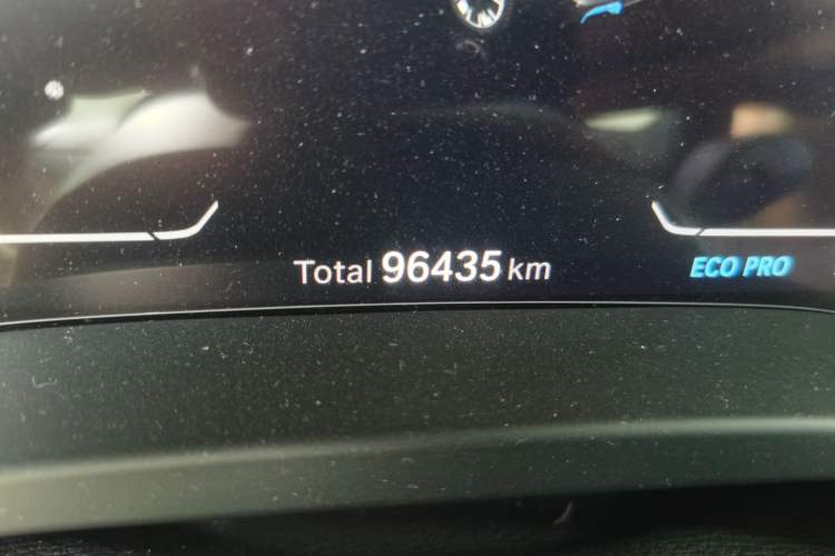 Used BMW iX3 2022 Leading Model Odometer Close Up