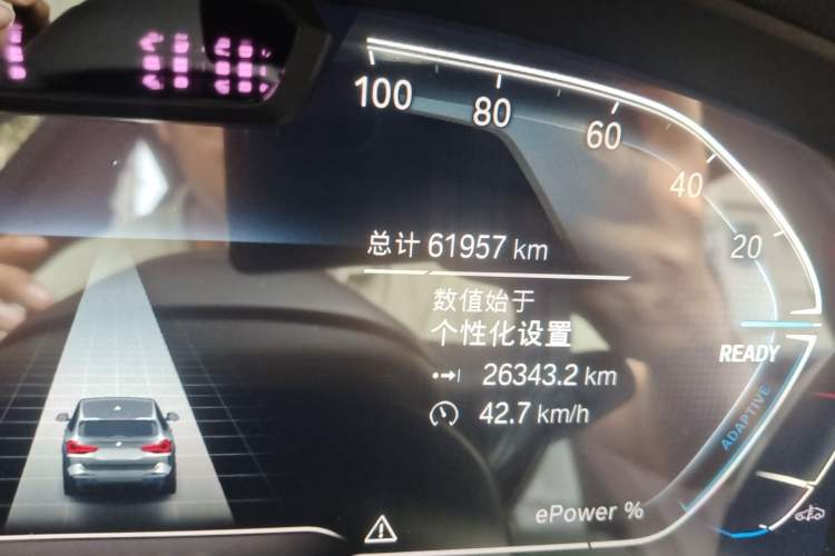 Used BMW iX3 2022 Updated Leading Type Odometer Close Up