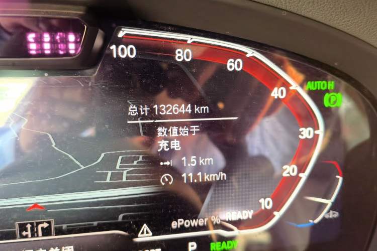 Used BMW iX3 2022 Leading Type Odometer Close Up