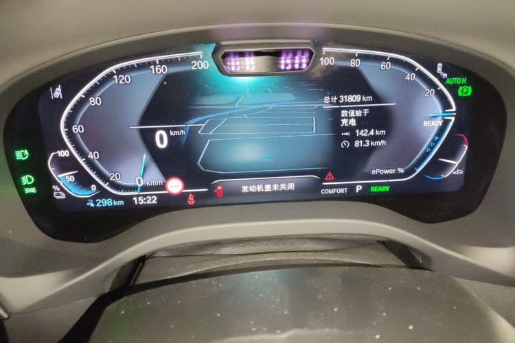 Used BMW iX3 2022 Updated Leading Type Odometer Close Up