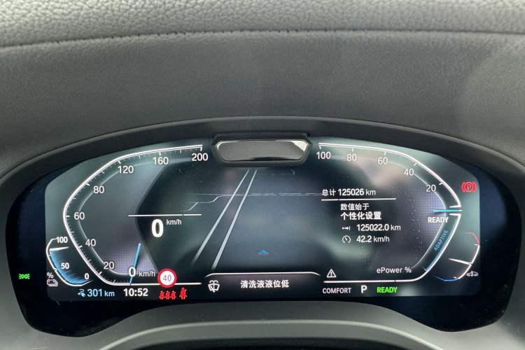 Used BMW iX3 2022 Leading Type Odometer Close Up