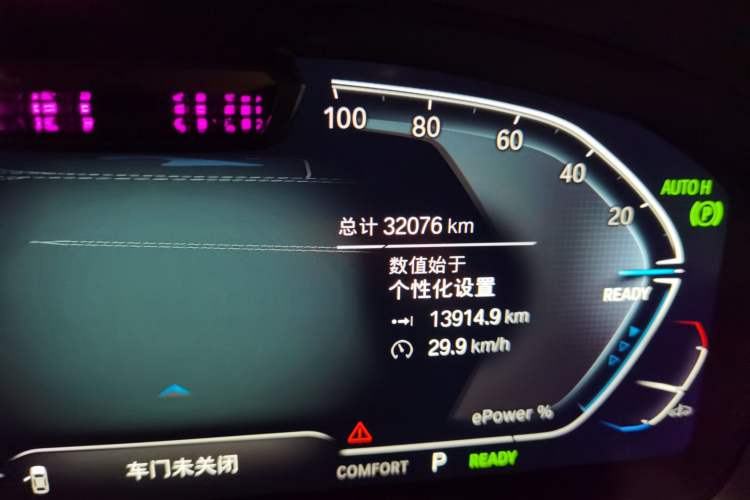 Used BMW iX3 2022 Leading Type Odometer Close Up