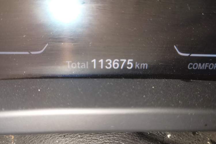Used BMW iX3 2022 Leading Model Odometer Close Up
