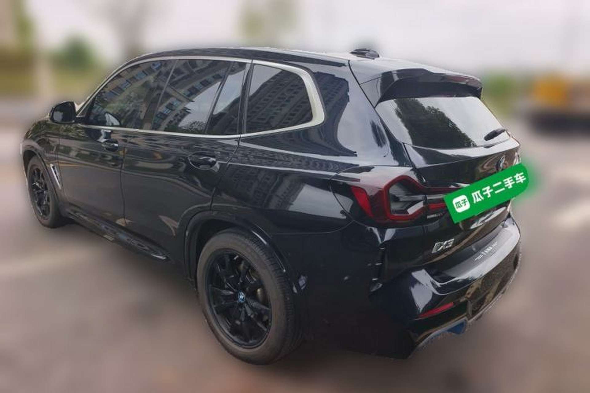 Used BMW iX3 2022 Leading Model Rear Left 45 Deg
