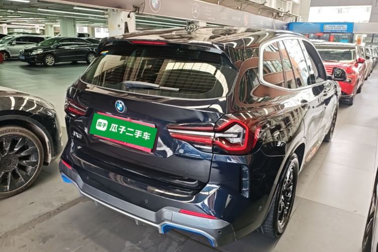 Used BMW iX3 2022 Leading Model Rear Right 45 Deg