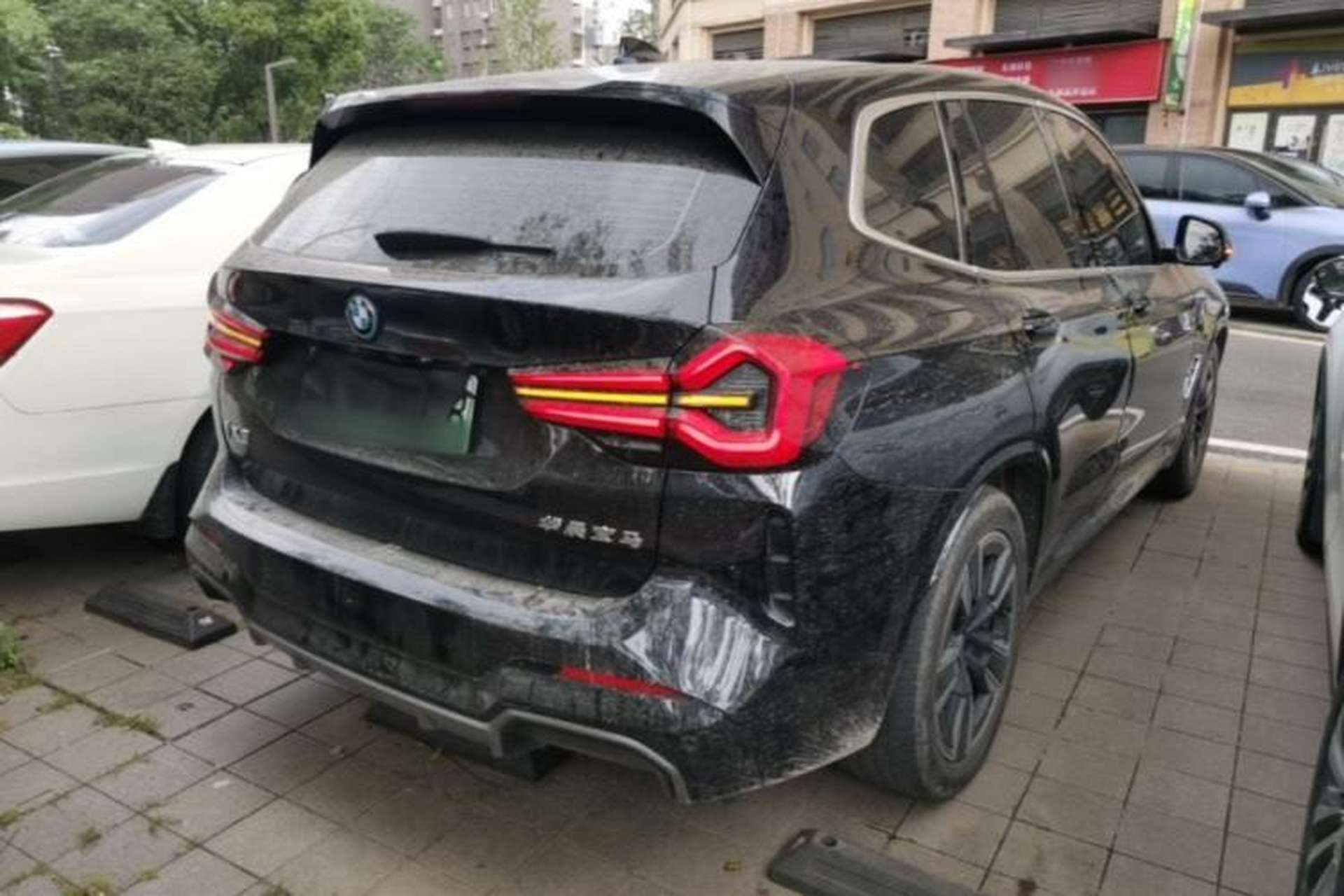 Used BMW iX3 2022 Leading Model Rear Right 45 Deg