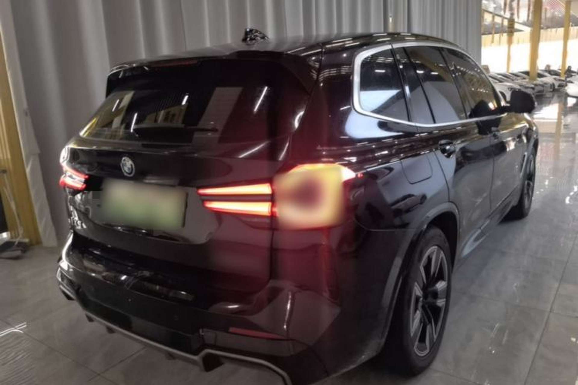 Used BMW iX3 2022 Updated Leading Version Rear Right 45 Deg
