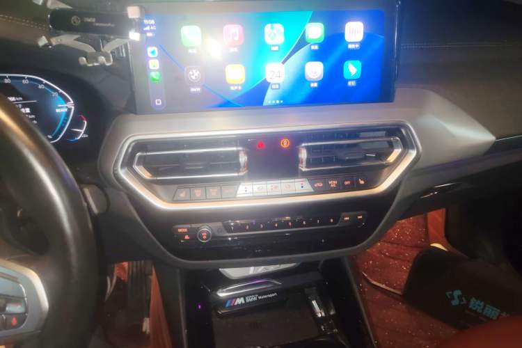 Used BMW iX3 2022 Updated Leading Type Audio And AC Panel