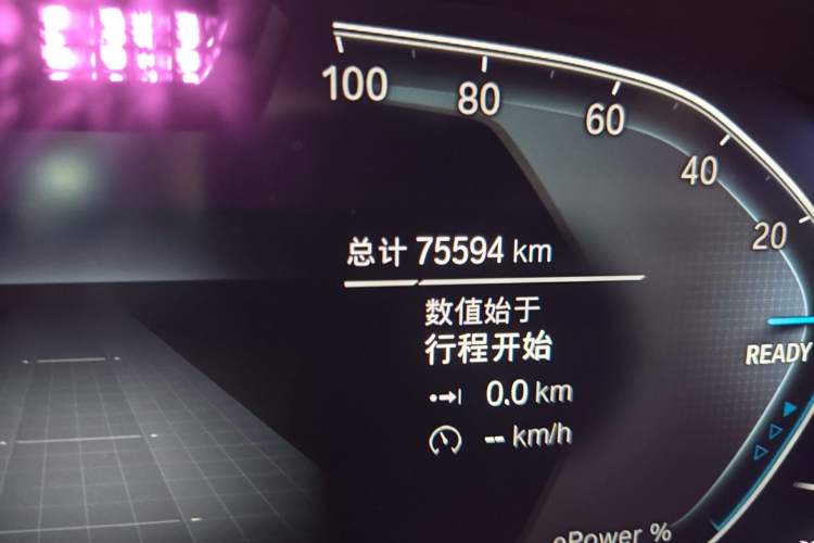 Used BMW iX3 2022 Leading Type Odometer Close Up