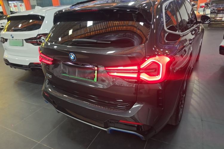 Used BMW iX3 2022 Leading Model Rear Right 45 Deg