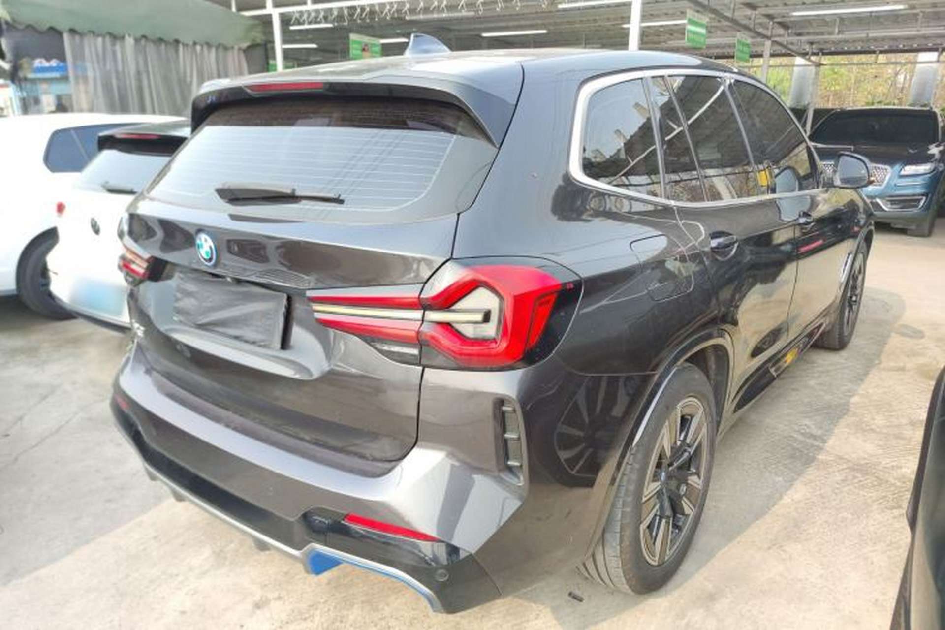 Used BMW iX3 2022 Leading Model Rear Right 45 Deg