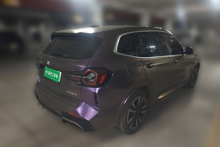 Used BMW iX3 2022 Leading Model Rear Right 45 Deg