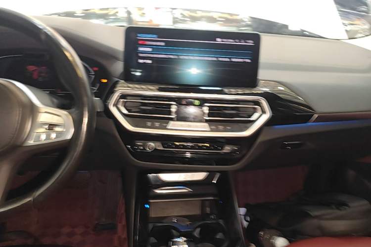 Used BMW iX3 2022 Updated Leading Version Audio And AC Panel