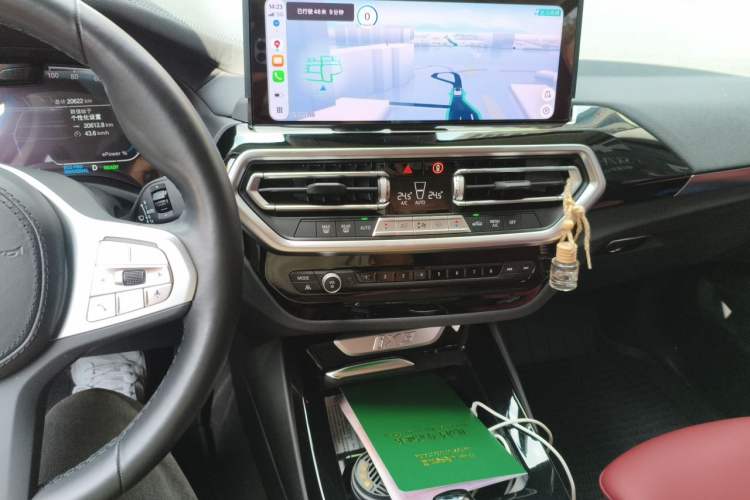 Used BMW iX3 2022 Updated Leading Version Audio And AC Panel