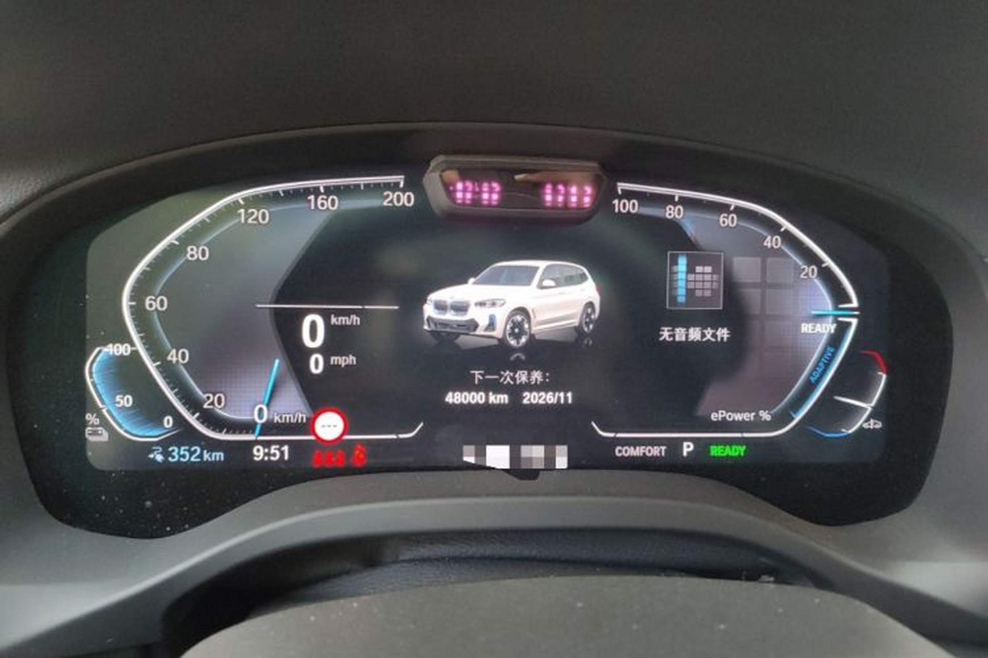 Used BMW iX3 2022 Leading Model Instrument Cluster