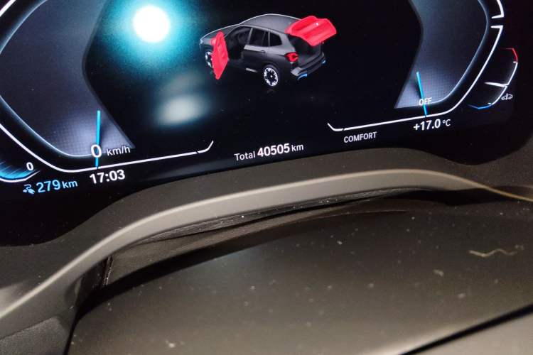 Used BMW iX3 2022 Updated Leading Type Odometer Close Up
