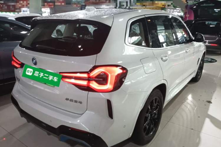 Used BMW iX3 2022 Leading Model Rear Right 45 Deg