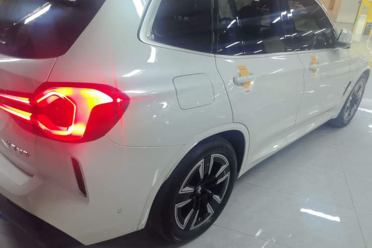 Used BMW iX3 2022 Leading Model Rear Right 45 Deg
