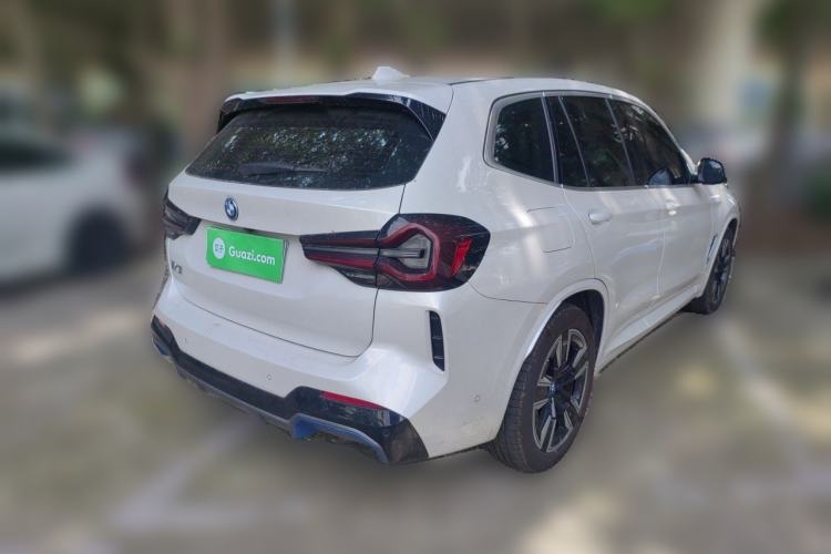 Used BMW iX3 2022 Leading Model Rear Right 45 Deg