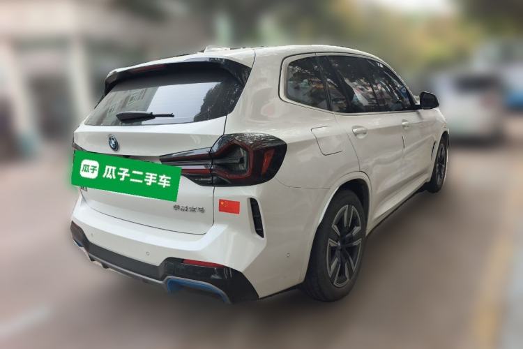 Used BMW iX3 2022 Leading Model Rear Right 45 Deg