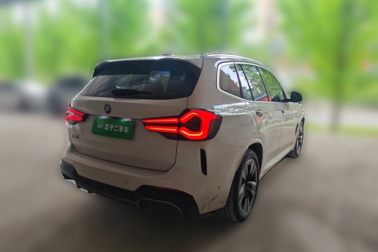 Used BMW iX3 2022 Leading Model Rear Right 45 Deg