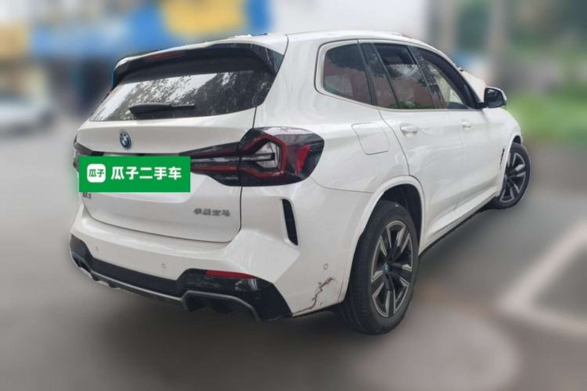 Used BMW iX3 2022 Leading Model Rear Right 45 Deg