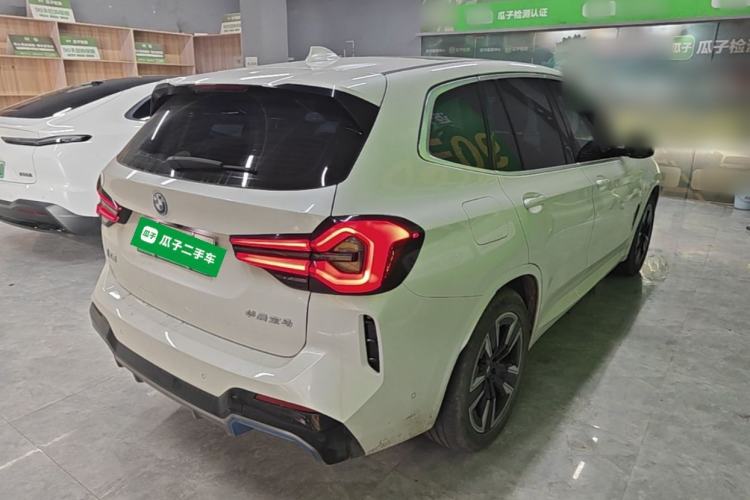 Used BMW iX3 2022 Leading Model Rear Right 45 Deg