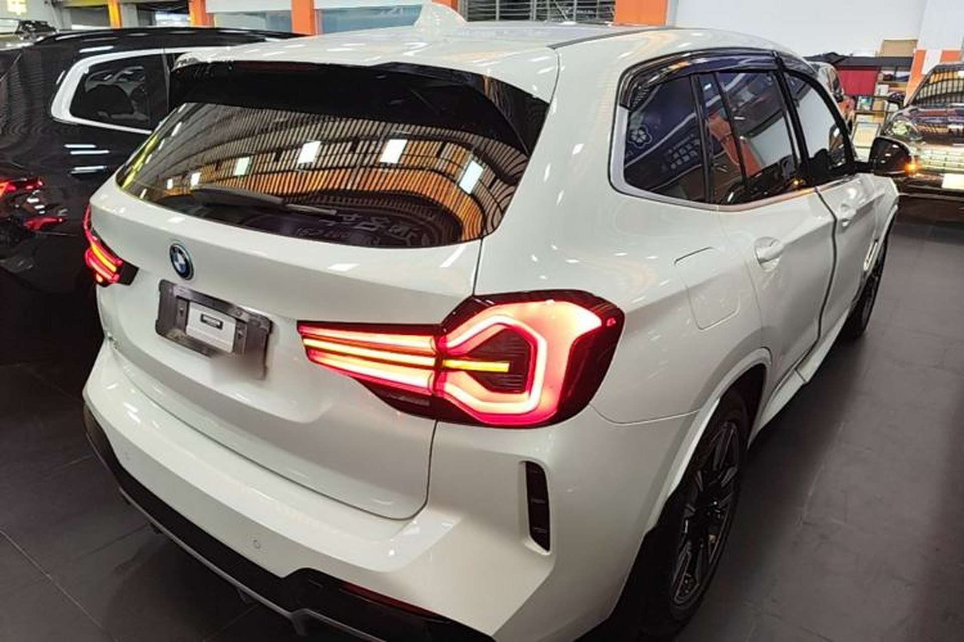 Used BMW iX3 2022 Updated Leading Version Rear Right 45 Deg