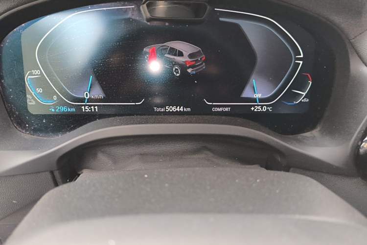 Used BMW iX3 2023 Leading Model Odometer Close Up