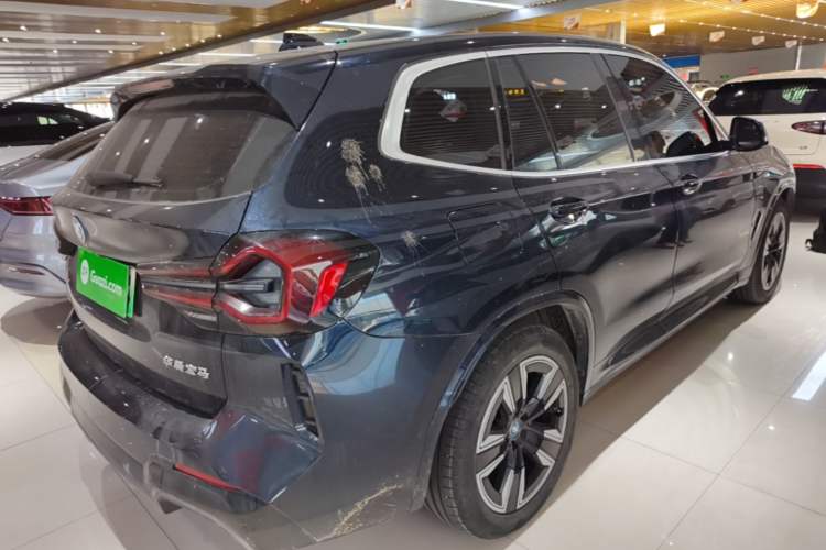 Used BMW iX3 2023 Leading Model Rear Right 45 Deg