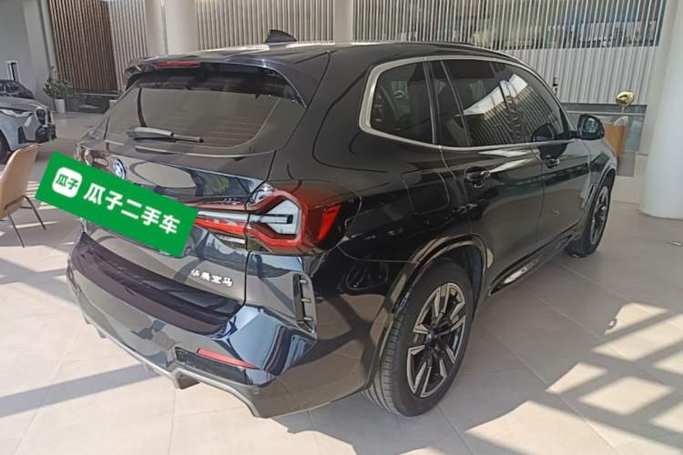 Used BMW iX3 2023 Leading Model Rear Right 45 Deg