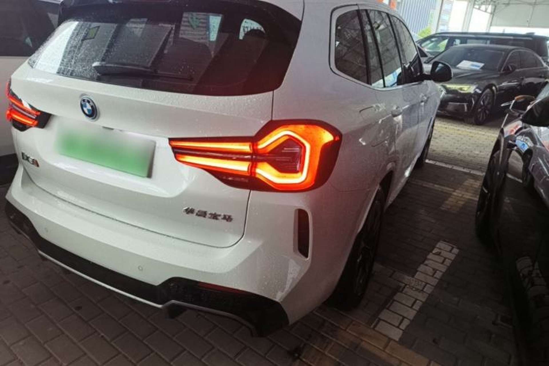 Used BMW iX3 2023 Leading Model Rear Right 45 Deg