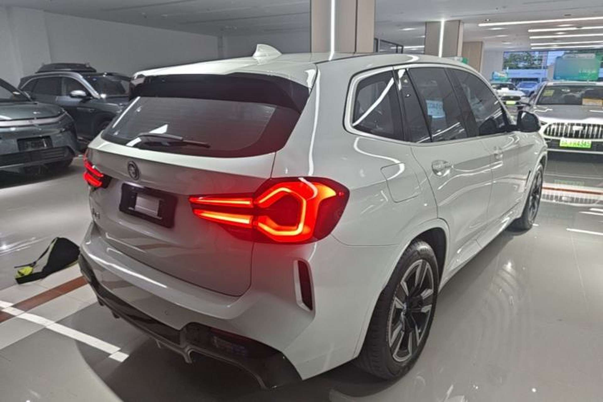 Used BMW iX3 2023 Leading Model Rear Right 45 Deg