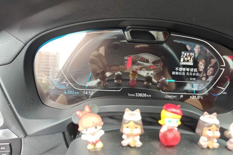 Used BMW iX3 2024 Leading Type Odometer Close Up