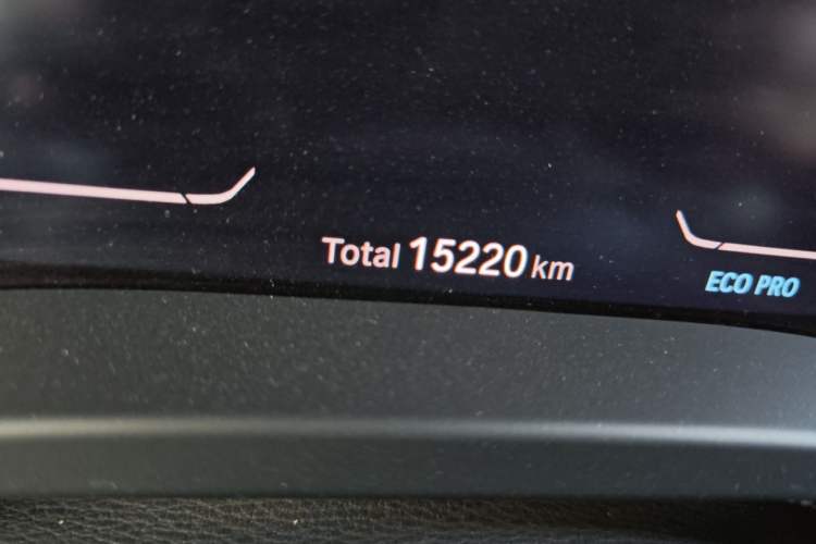 Used BMW iX3 2024 Leading Type Odometer Close Up