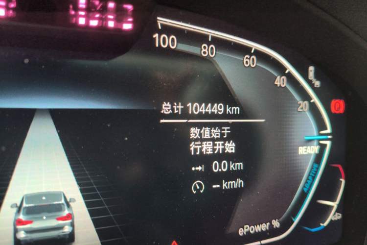 Used BMW iX3 2024 Leading Type Odometer Close Up