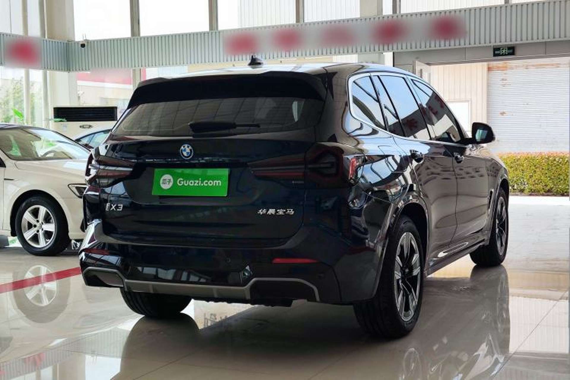 Used BMW iX3 2024 Leading Model Rear Right 45 Deg