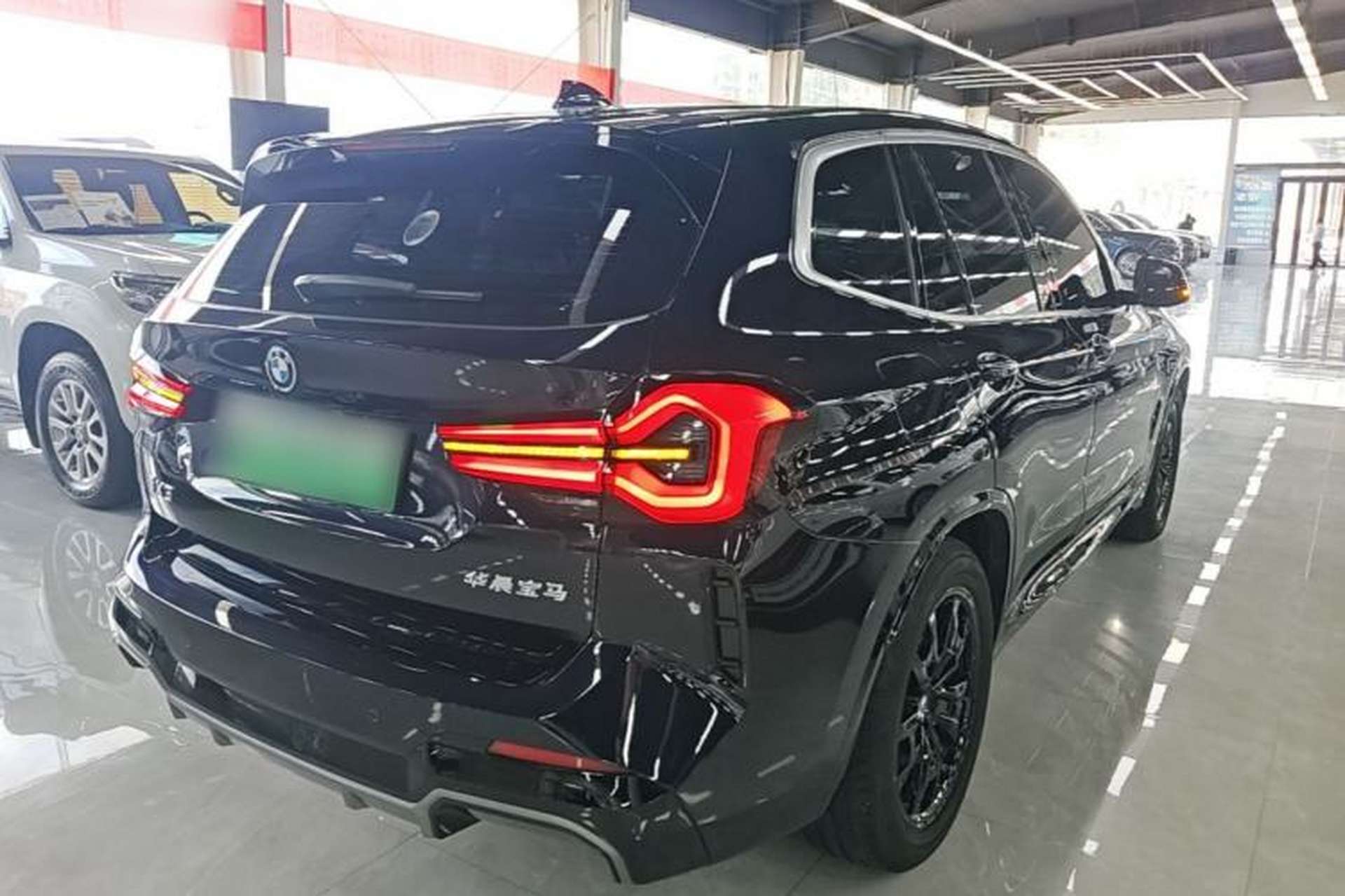 Used BMW iX3 2024 Leading Model Rear Right 45 Deg