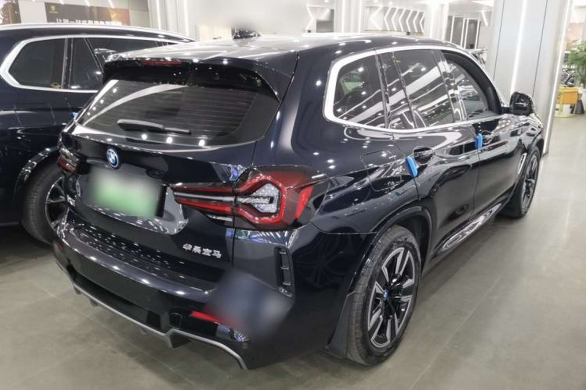 Used BMW iX3 2024 Leading Model Rear Right 45 Deg