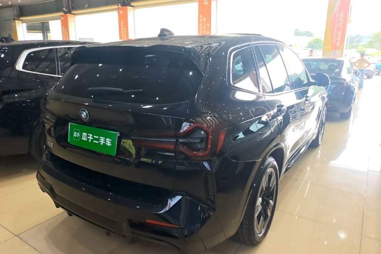 Used BMW iX3 2024 Leading Model Rear Right 45 Deg