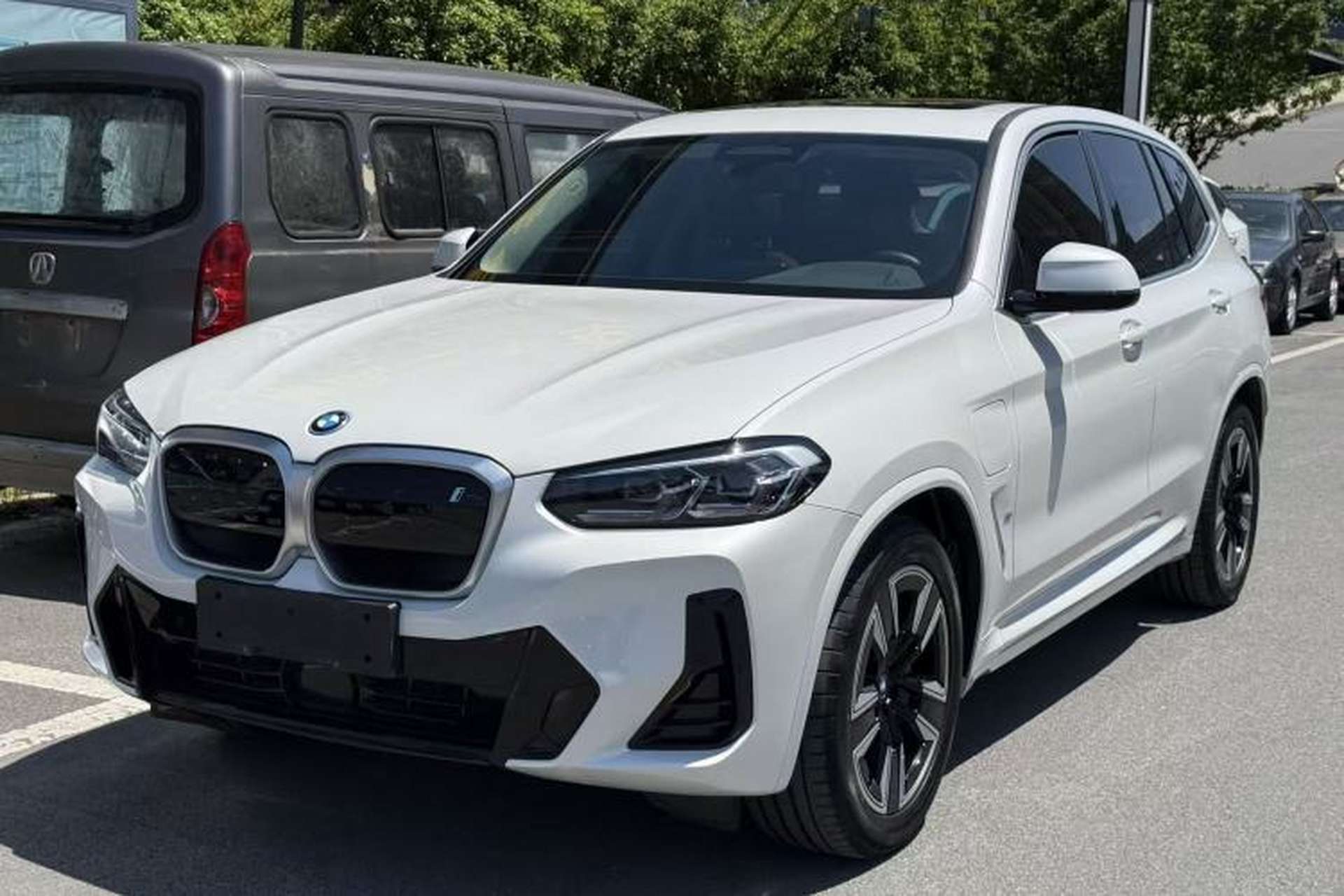 Used BMW iX3 2024 Leading Model Front Left 45 Deg