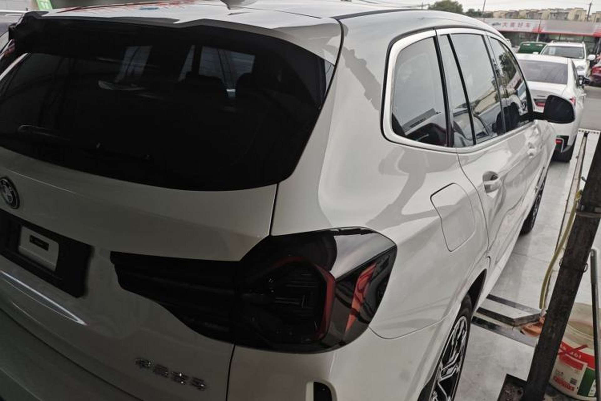 Used BMW iX3 2024 Leading Model Rear Right 45 Deg