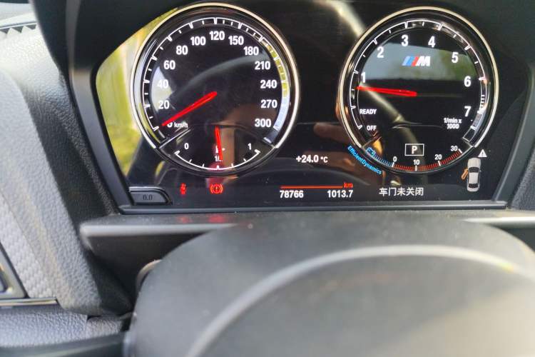 Used BMW M2 2016 M2 Odometer Close Up